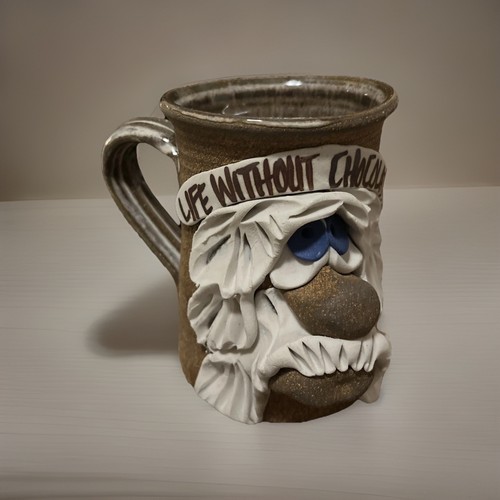 Vtg stoneware ugly funny - stoneware,