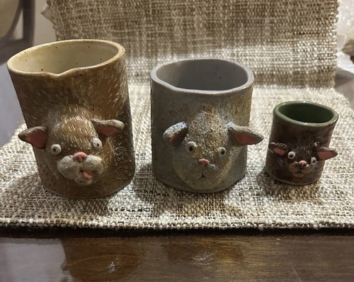 Funny ugly face art pottery - funny,